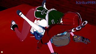 Garie Tuman And Maria Cadenzavna Eve In Wild Futanari Hentai Action?