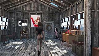 fallout 4 sexy at home in 3d anime porn with cute brunette