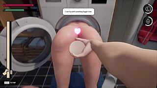 Stepmom Stuck in Washing Machine Gets Hardcore Anal Stretching