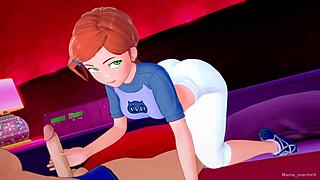 gwen ben 10, finally having fun in the love hotel