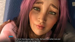 Three girls can't knock John off his feet!