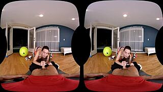 Hey, wanna see me bang hard in the gym with Naughty America VR?