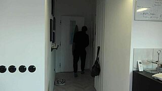 Two guys fucking the ass of a strong Russian girl