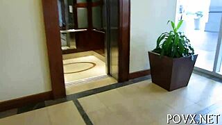 Huge weenie satisfies hot hottie in contest 😏