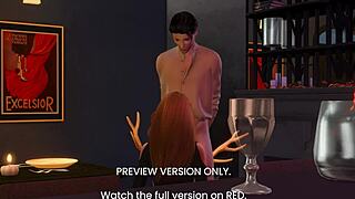 Let's have a naughty dinner date in 3D hentai.