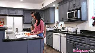 Twistys - Gina Valentina in wild food fight scene