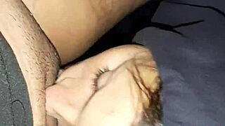 I invited my neighbor for flowers, then fucked her mouth hard