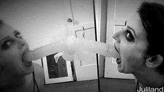 Brunette Sophie Dee's Deep Dildo Throat