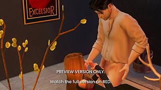 Let's have a naughty dinner date in 3D hentai.