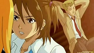 uhh, caught futanari student bangin’ at college... hentai raw!