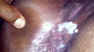 Can you handle this ebony anal pounding with cum swallowing?