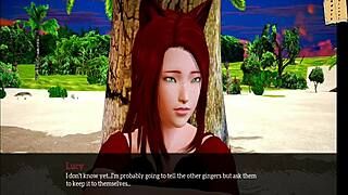 Exploring adventures in my new family 288 with redhead characters and homemade scenes