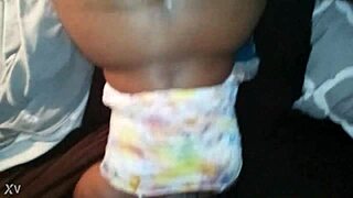 Wife Bent Over for Big Black Cock Cum on Ass