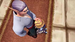 Throne Room Action in Warcraft Porn Parody?