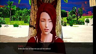 Exploring adventures in my new family 288 with redhead characters and homemade scenes