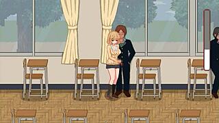 College lady explores sex with men in bt life new hentai game