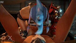 junker queen catches a thief and takes control