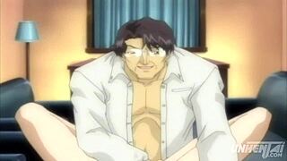 Stepdad can't resist touching young 18+ stepdaughter in swimsuit hentai