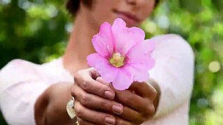 yo, check charming Suzanna A stripping outdoor at Metart