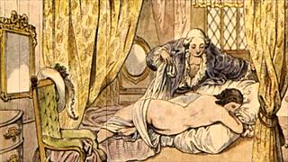 Vintage Illustration of Antique Anime and Hentai Elements