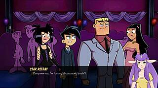 Curvy tattooed babe tag teamed by neighbors with big cocks