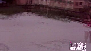 Is This Shy Brunette With Big Hair Ready For A Taboo Shower Casting?