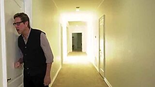 Gia Derza giggles while fingering in doggystyle position