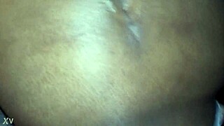 Wife Bent Over for Big Black Cock Cum on Ass