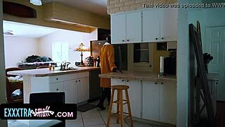 tiny teen scared of candy man's huge cock fucking her tight pussy