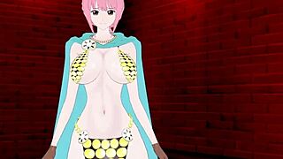 perona and rebecca experience intense pleasure during sex in one piece hentai with big tits and creampie
