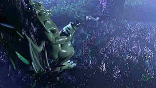 Dragon distraction turns into wild furry monster hentai clash