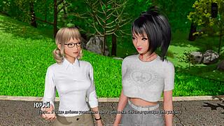 Cartoon Teen Whore Masturbates in Toilet with Big Tits?