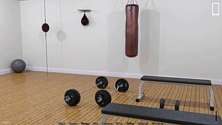 Big tits bounce while I fuck her in different positions