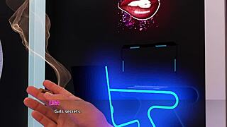 movie night with busty blonde