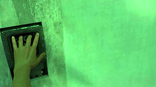 movie night with busty blonde