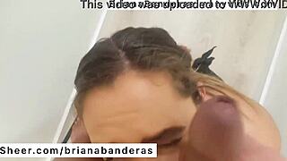 POV submissive puta Briana Banderas endures all to please master Marco Banderas.