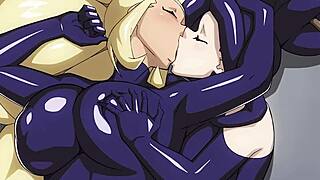 The goo sex involves some cartoon characters in a fun adventure with gooey elements and hentai style.