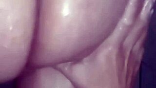 Gave it good in the bathroom