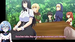 Isekai harem monogatari hentai 5 with big tits futanari