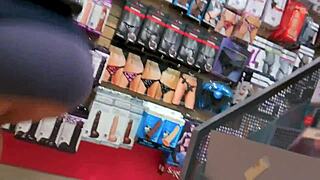 Helena Price - Deepthroating BBC in Adult Bookstore While Hubby Watches Helpless