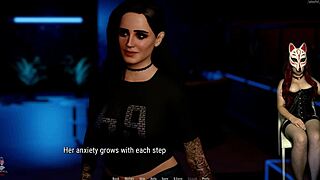 Milf stripper delivers intense blowjob in night club.