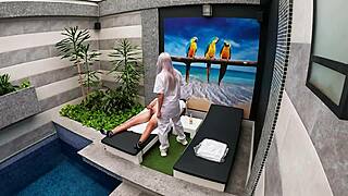 hey, wanna know what happened with the room service girl at the private suite?