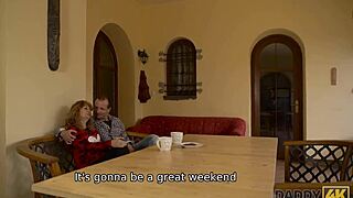 Daddy4k Naughty Chicks Seduce New Stepdaddy into Forbidden FFM Threesome with Shaved Pussy!