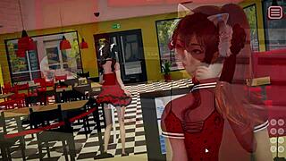 british brunette teen dives into first-time casting.