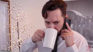 Stepfather and husband have a threesome with a teenage girl and a mature woman