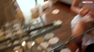 Jasmine Rouge delivers an intense foot job with skill. Her European charm leaves cum on her face.