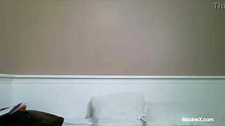 Brunette Whore Maxine X Shoves Toys Deep in Pussy