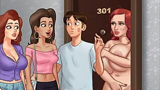 Stepmom Kimmytoons Caught Fucking Pizza Guy in Summertime Saga