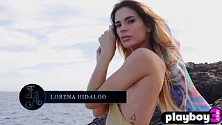 Big Ass Brunette Teen Poses Hot Outdoors in Lingerie