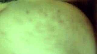 The horny wife gets fucked hard while her husband is at work. She moans loudly with her big ass bouncing.